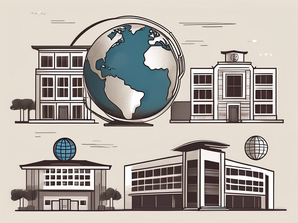 Five different school buildings