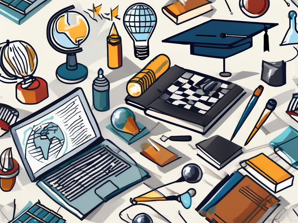 Various educational tools such as books