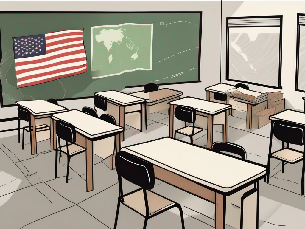 Three distinct school buildings