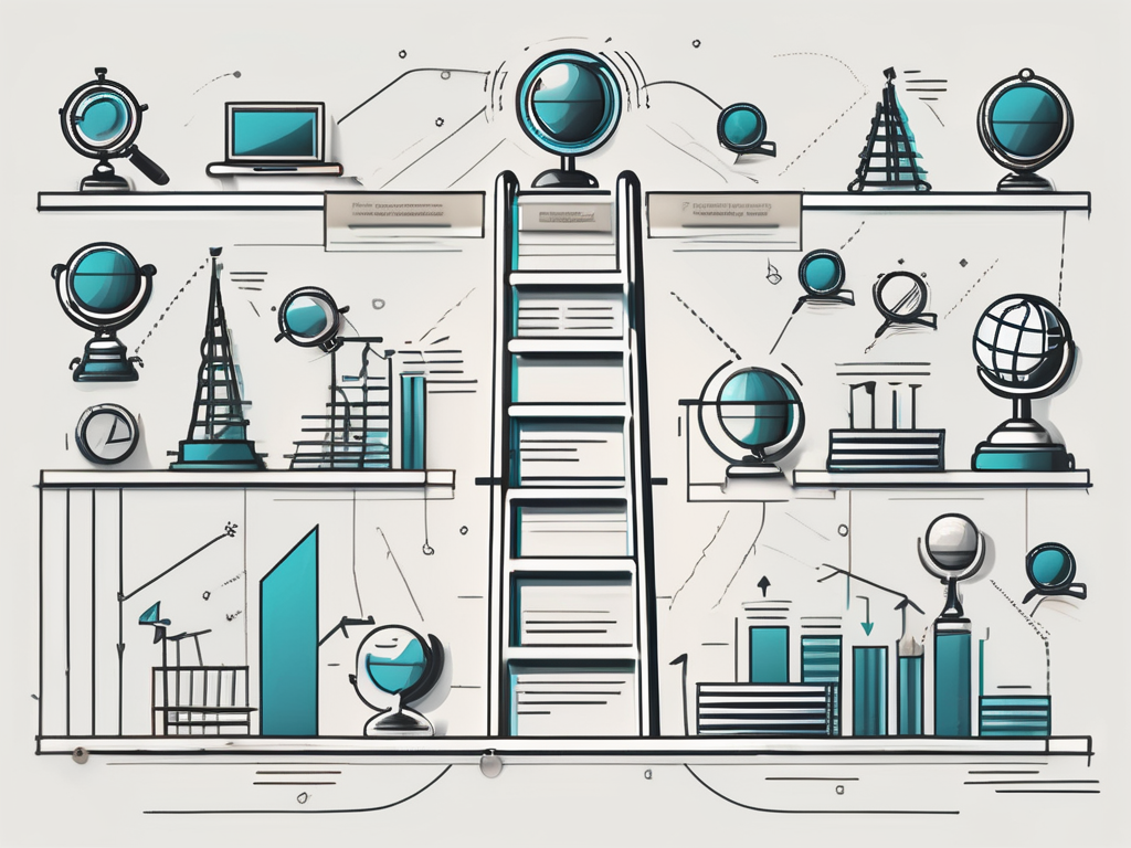 A ladder symbolizing career advancement