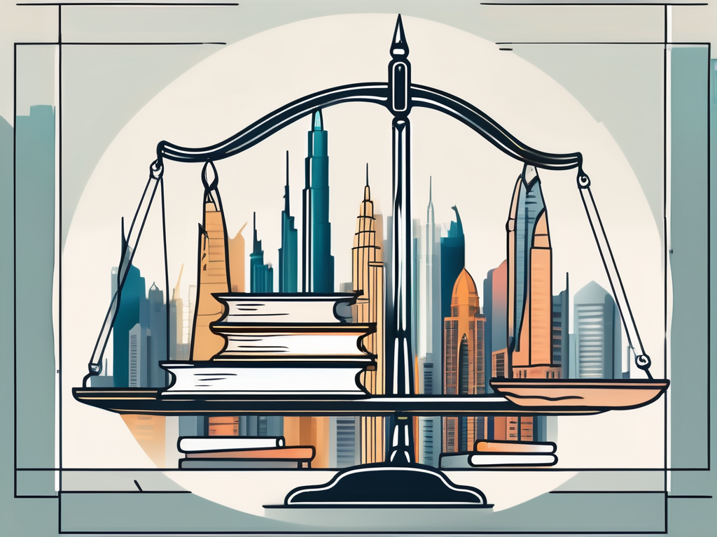 A symbolic balance scale