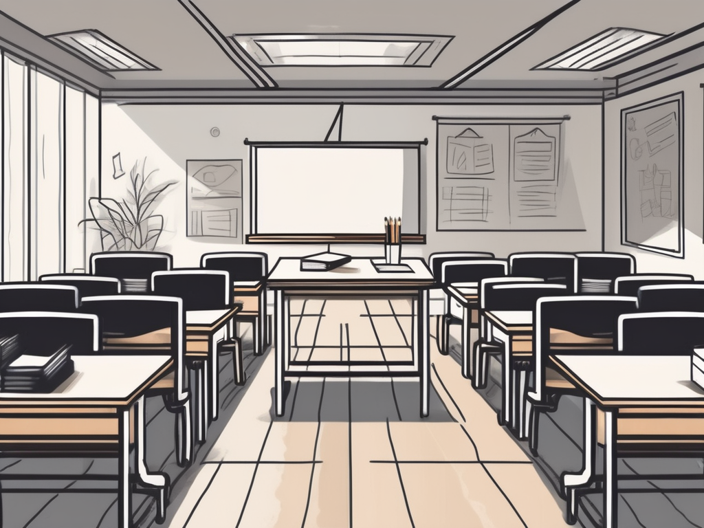 A classroom setting in malaysia