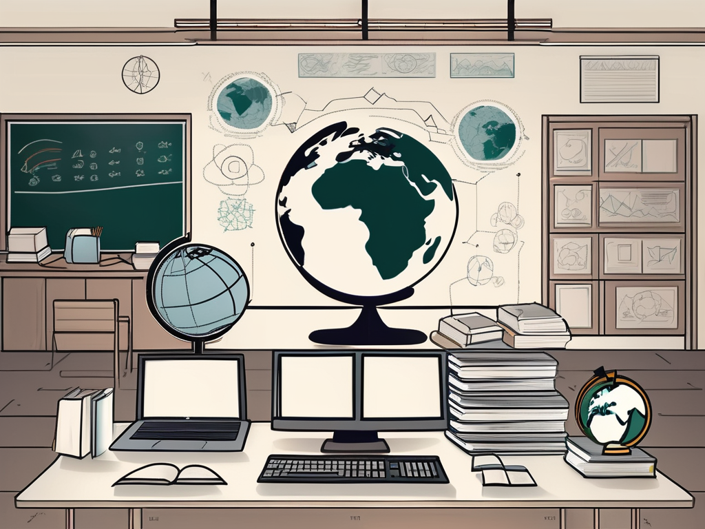 A classroom setting in thailand