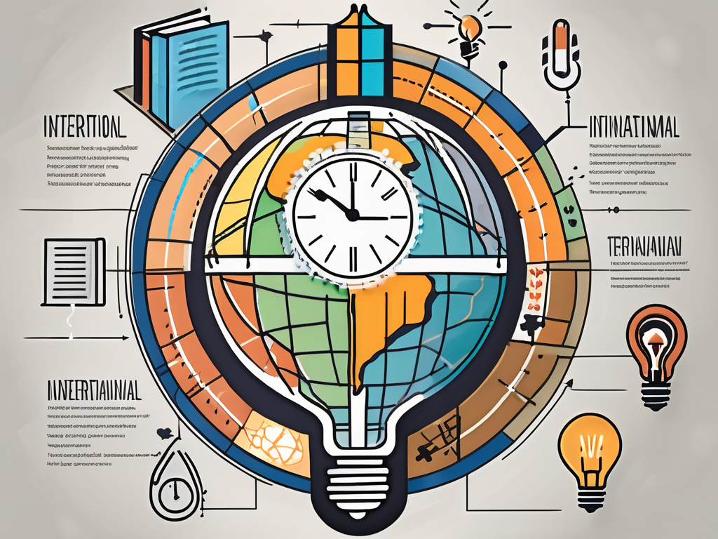 Seven distinct elements symbolizing different study strategies