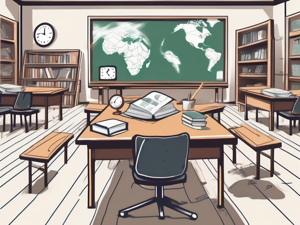 A classroom setting in hong kong