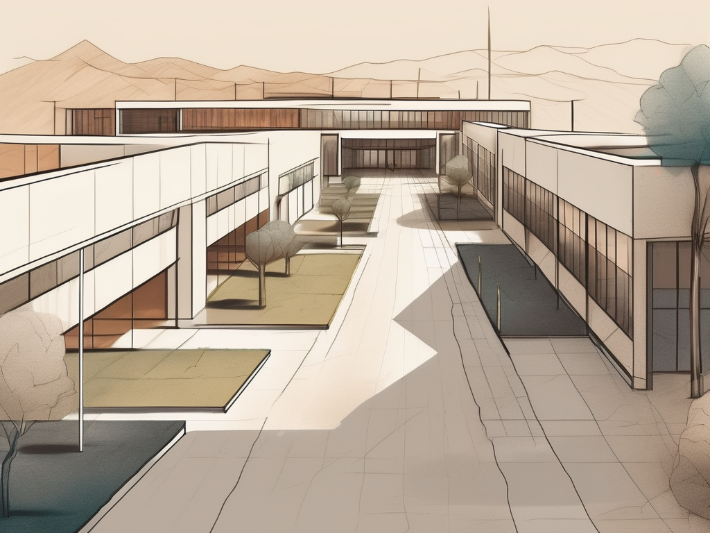 A collection of international school buildings in jordan