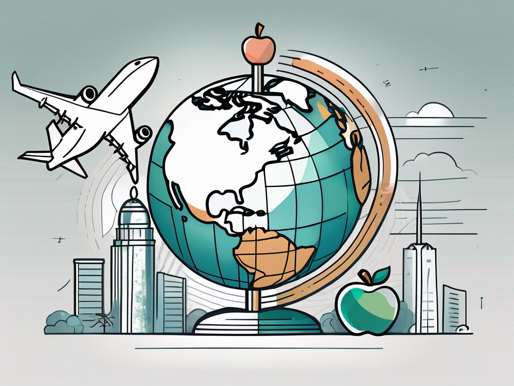 A globe focused on saudi arabia