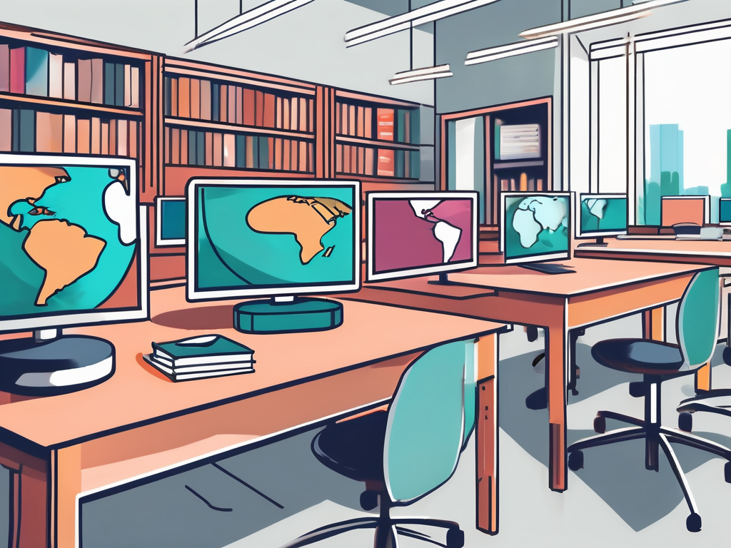 A vibrant classroom setting in singapore