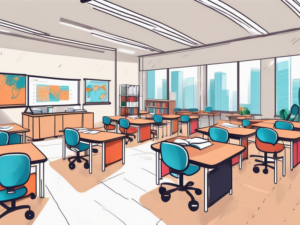 A vibrant classroom in singapore