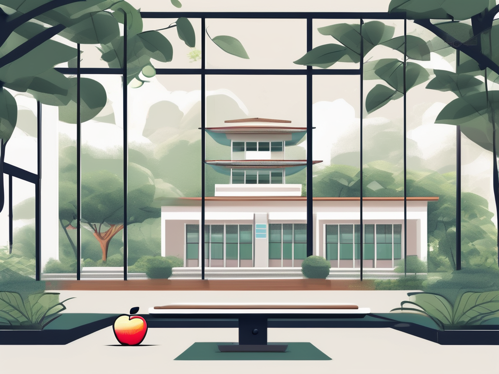 A tranquil malaysian school environment