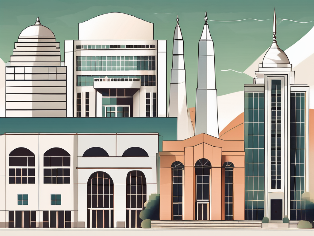 Six distinct school buildings