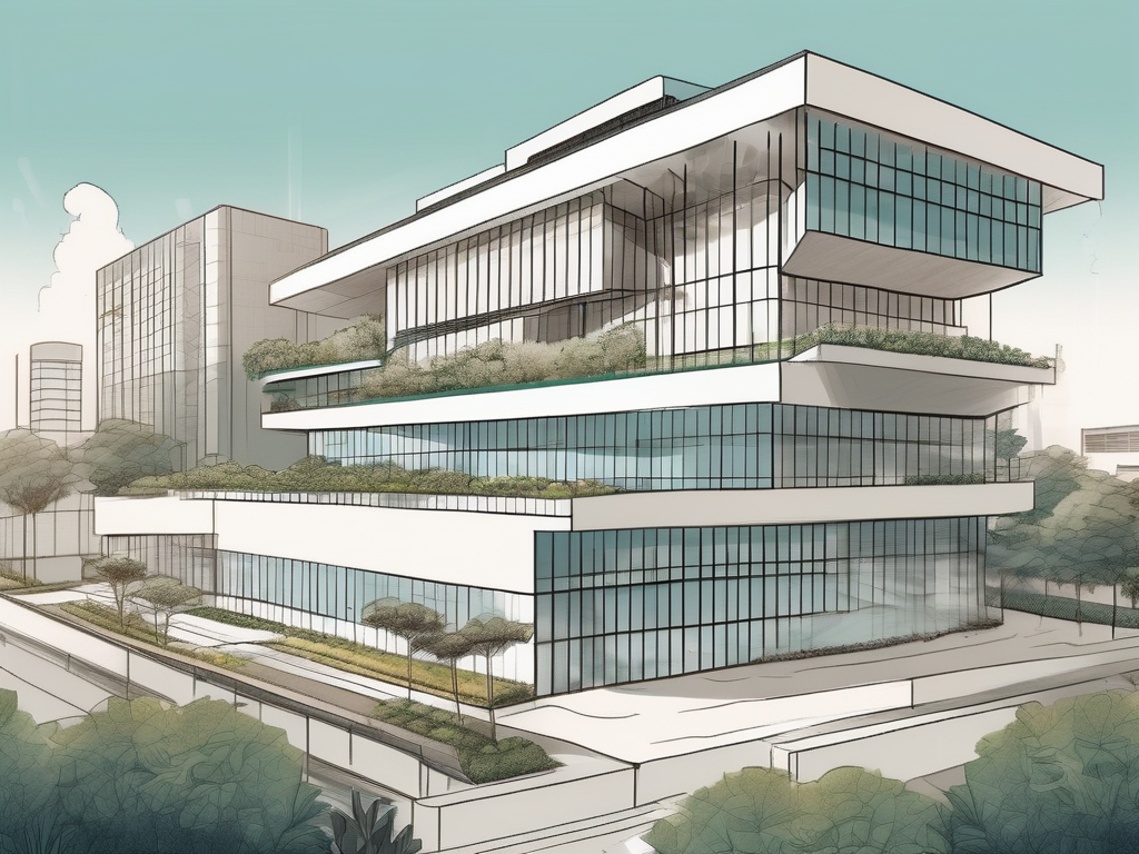 A diverse array of international school buildings in singapore