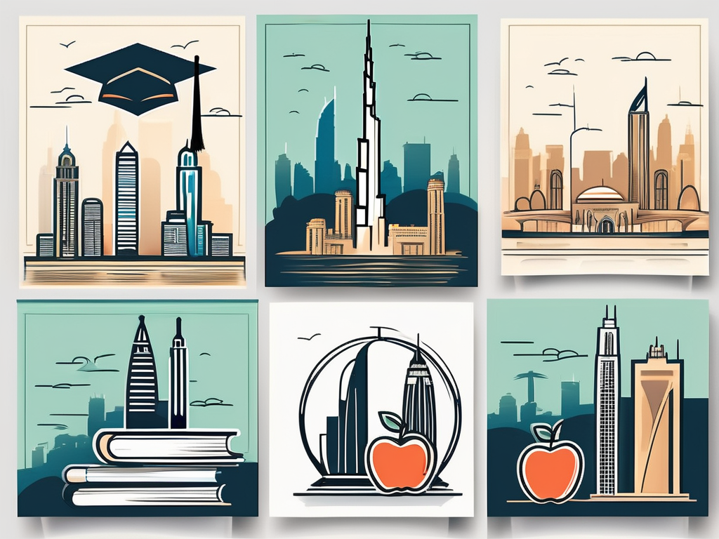 A diverse collection of teaching tools like books