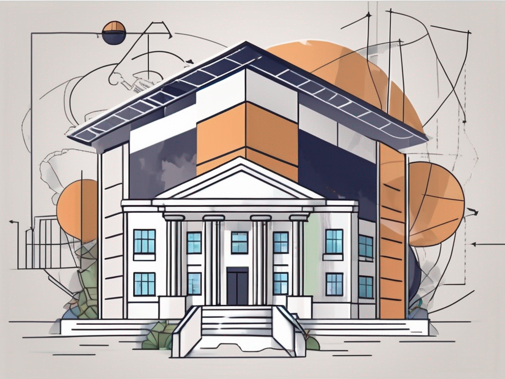 A school building in malaysia with an iqts (intelligent quotient tracking system) represented by a digital screen