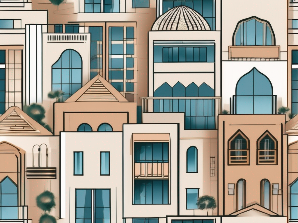 Seven different types of houses