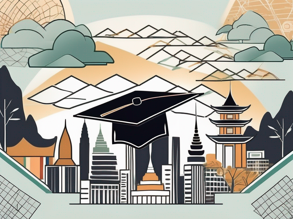 Various job tools representative of different professions