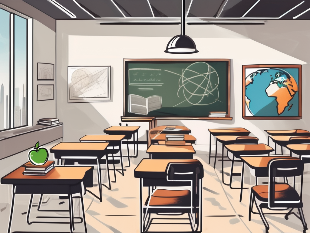 A classroom setting in dubai