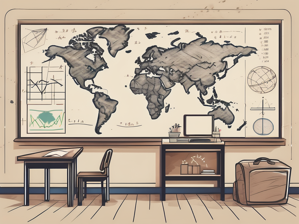 A classroom setting in hong kong with an international flair