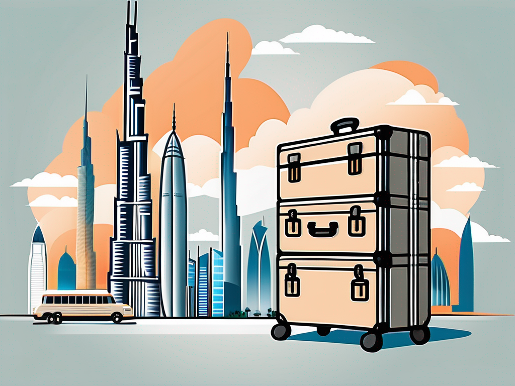 A variety of storage solutions including suitcases