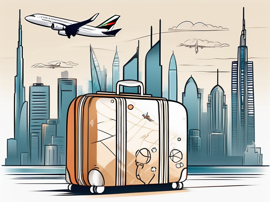 A suitcase filled with pet essentials such as toys