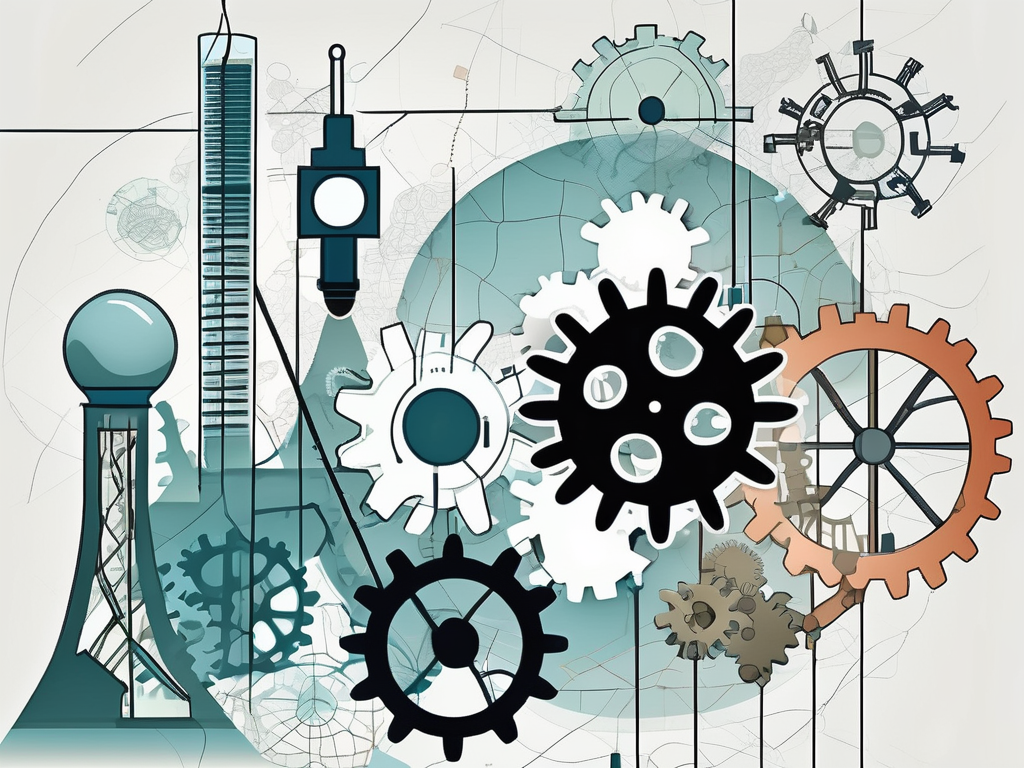 Various scientific and mathematical tools like microscope