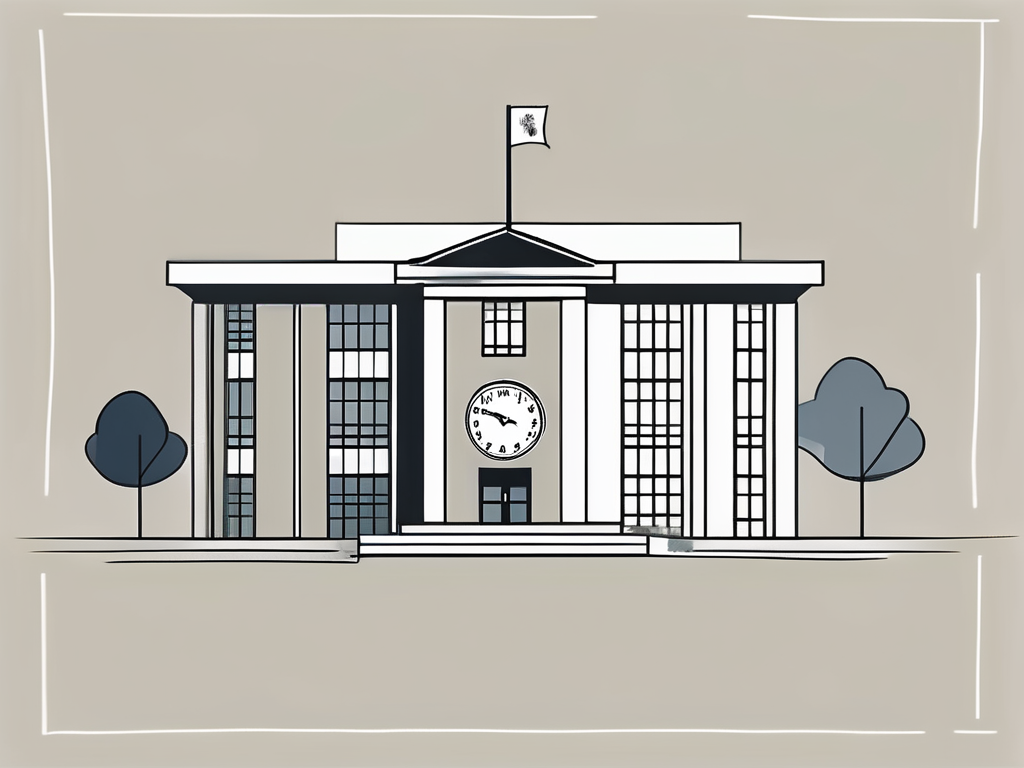 A finnish international school building with a calendar and a clock