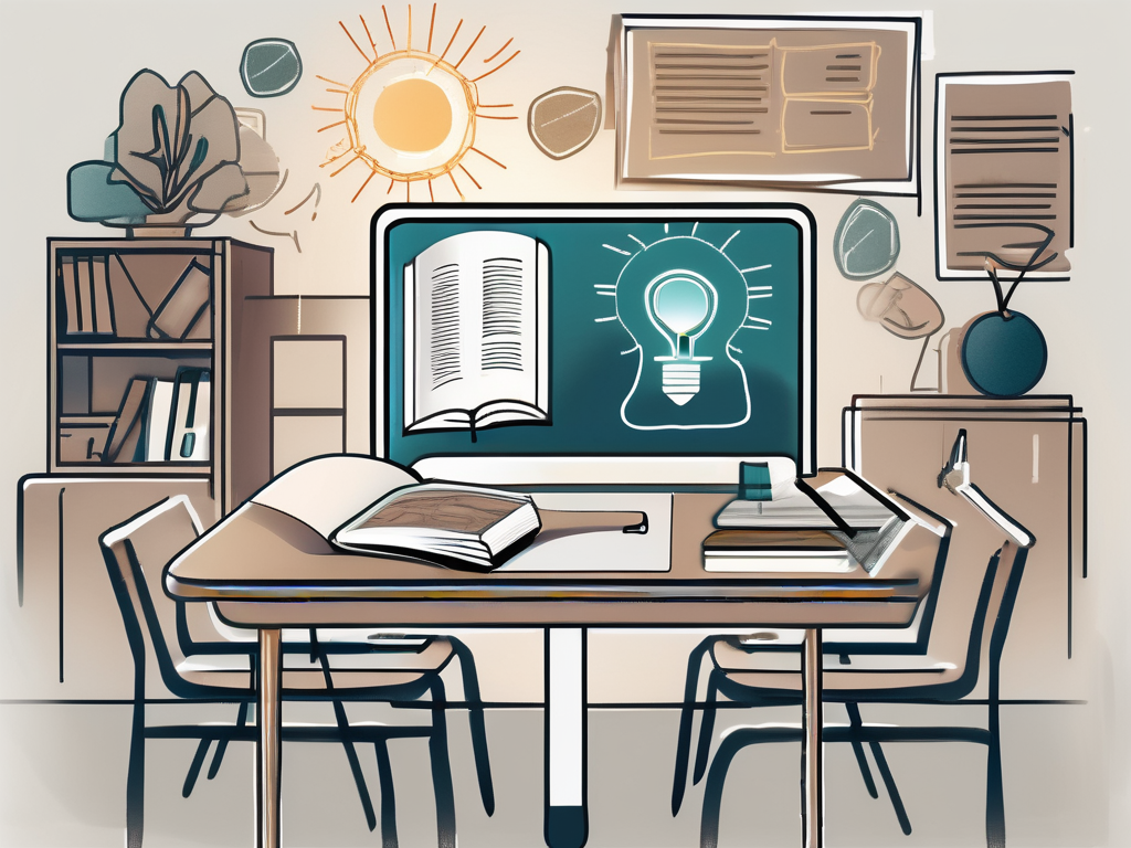 A classroom environment in malaysia with various educational tools