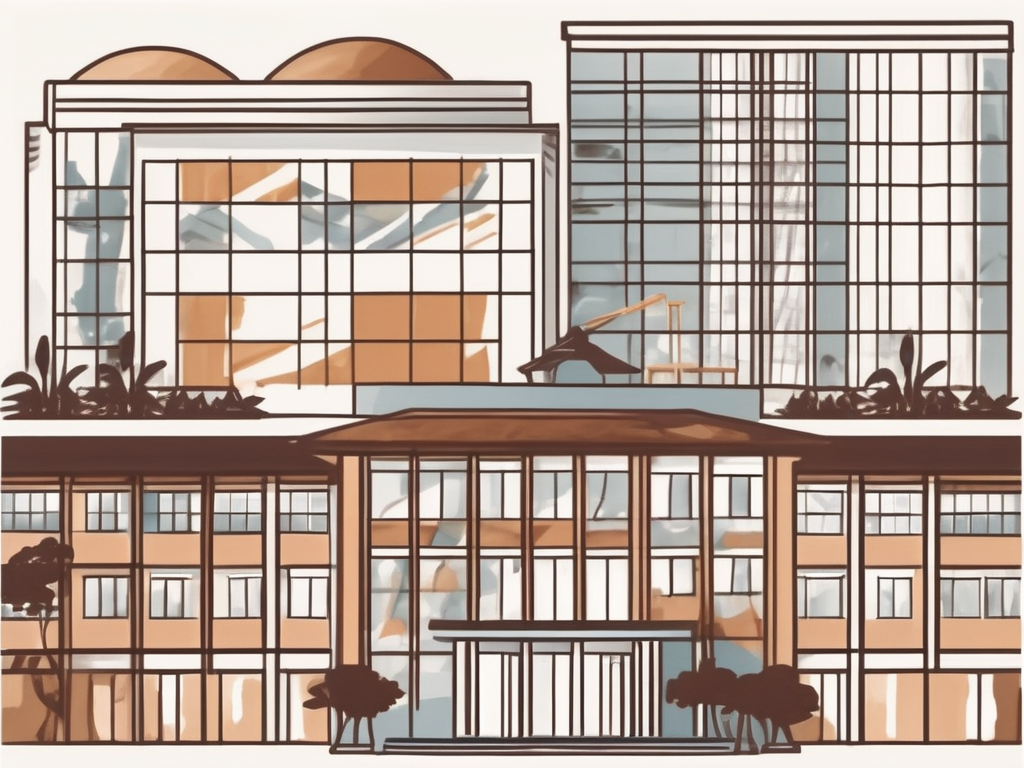 Various international school buildings in singapore