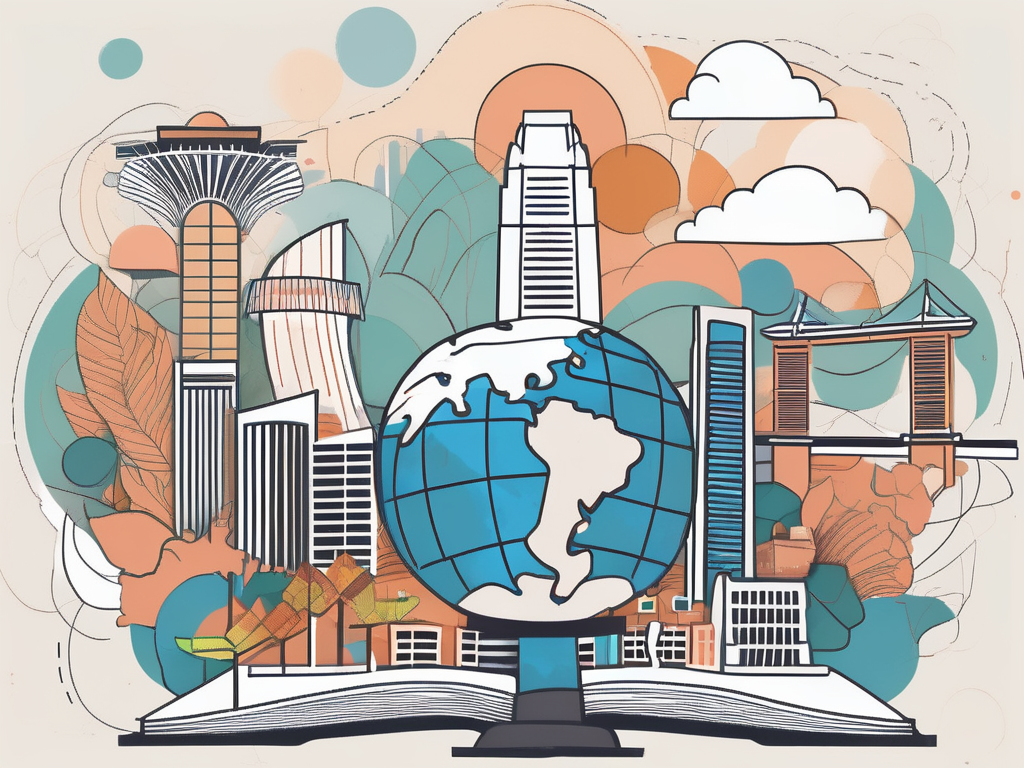 A diverse set of educational tools such as globes