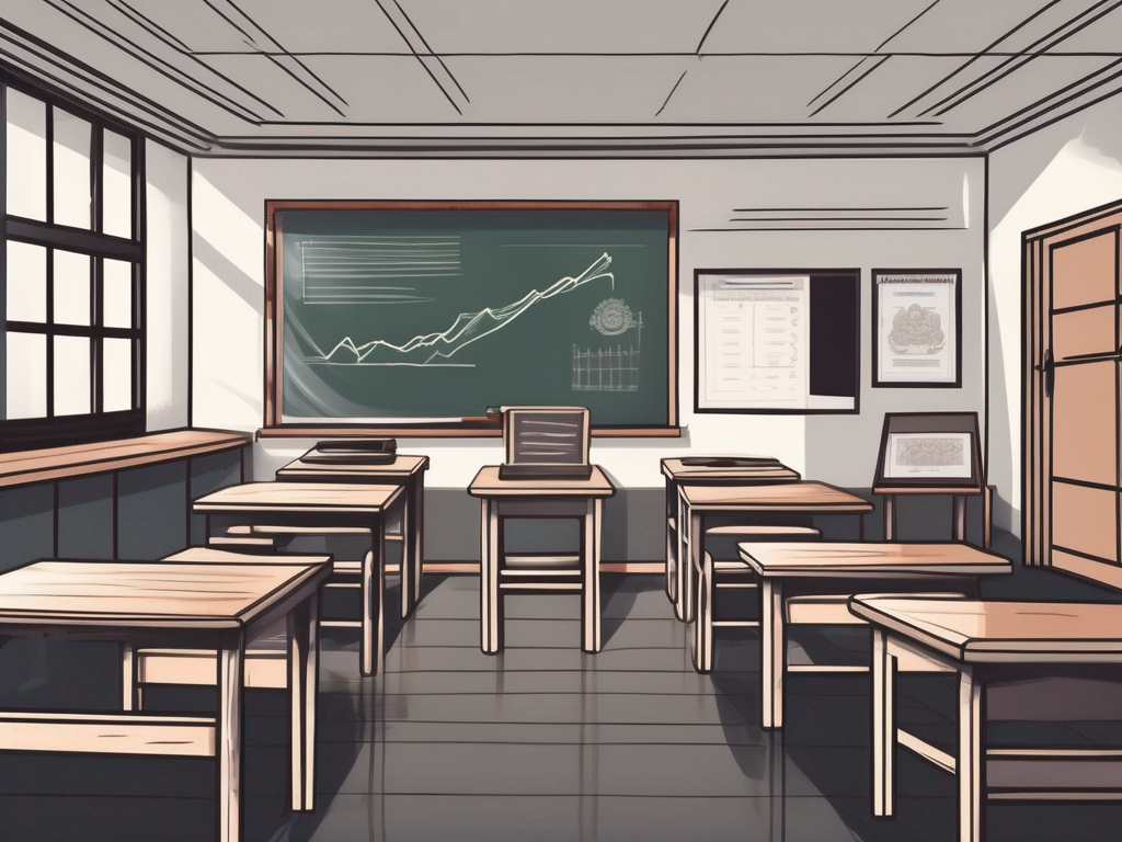 A classroom setting in thailand