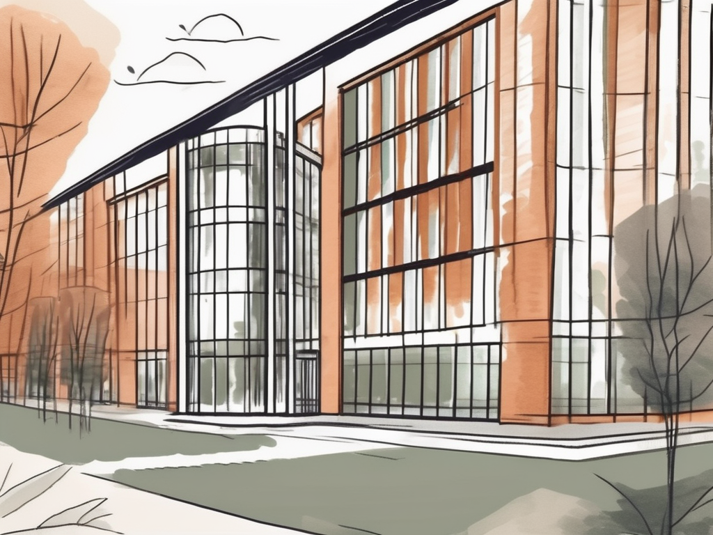 A few international school buildings in shanghai with a calendar and a clock