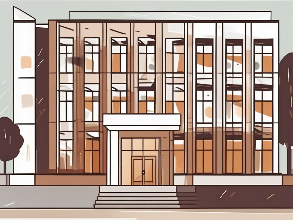 A spanish international school building with a calendar and a clock