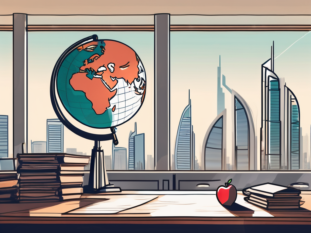 A classroom scene in the united arab emirates