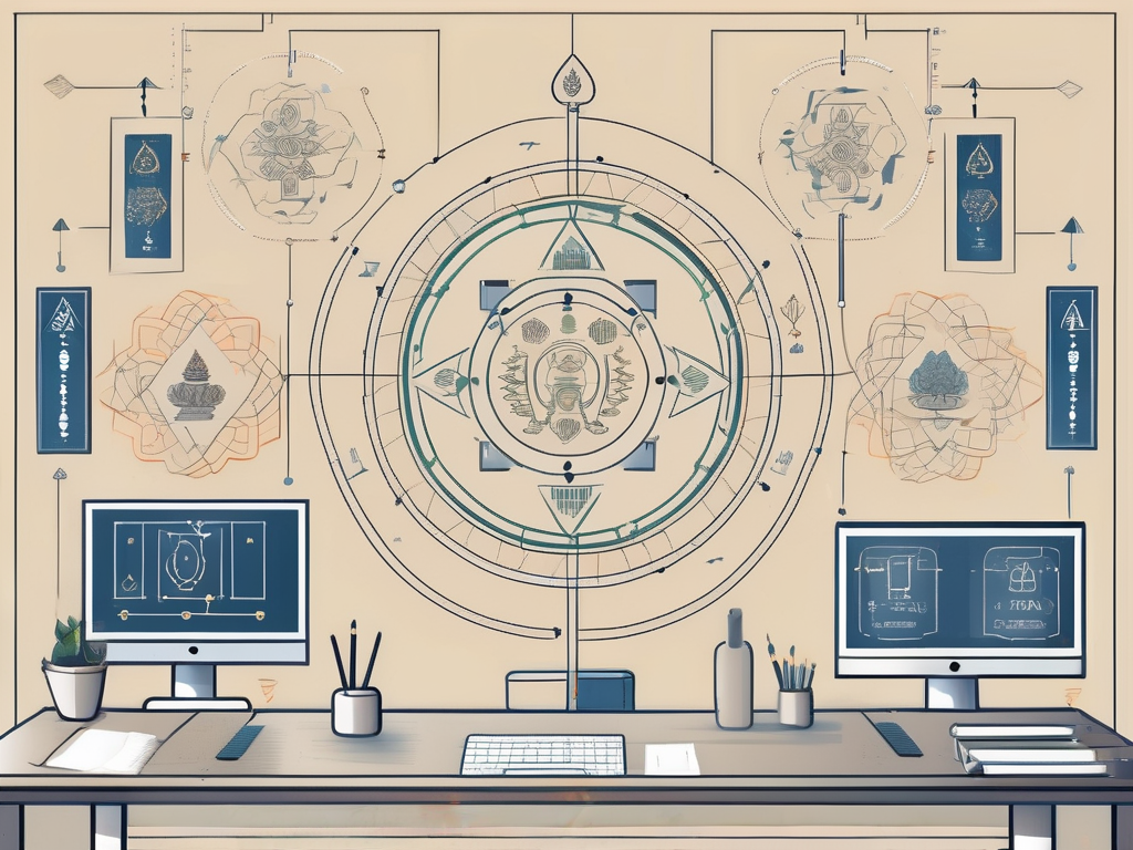 A classroom setting in thailand with an intelligent quotient testing system (iqts) in the center