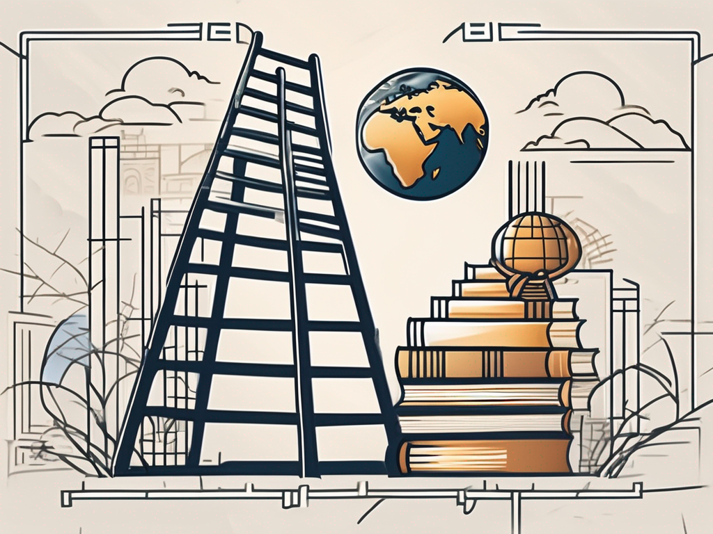 A ladder symbolizing career progression