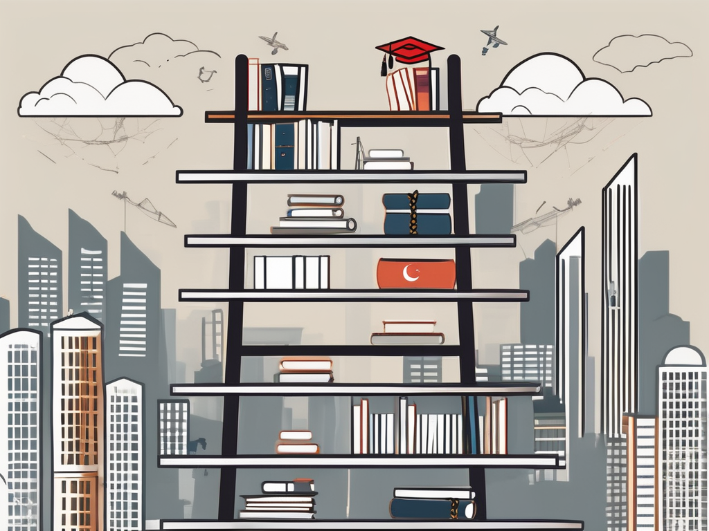 A ladder symbolizing career progression