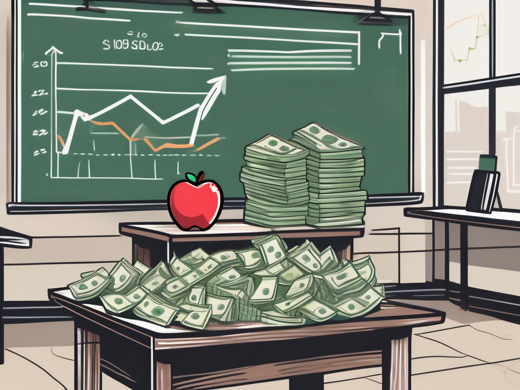 A classroom setting in cambodia with a chalkboard