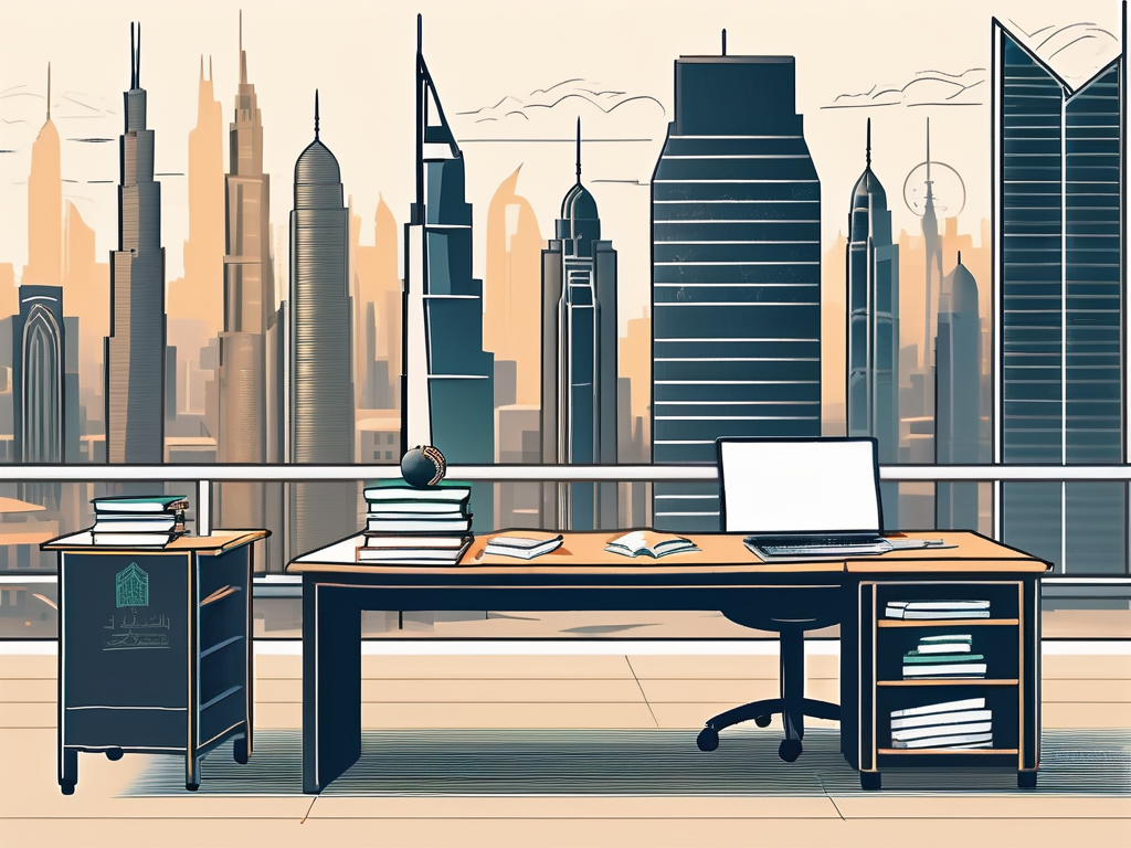 A classroom setting in the united arab emirates