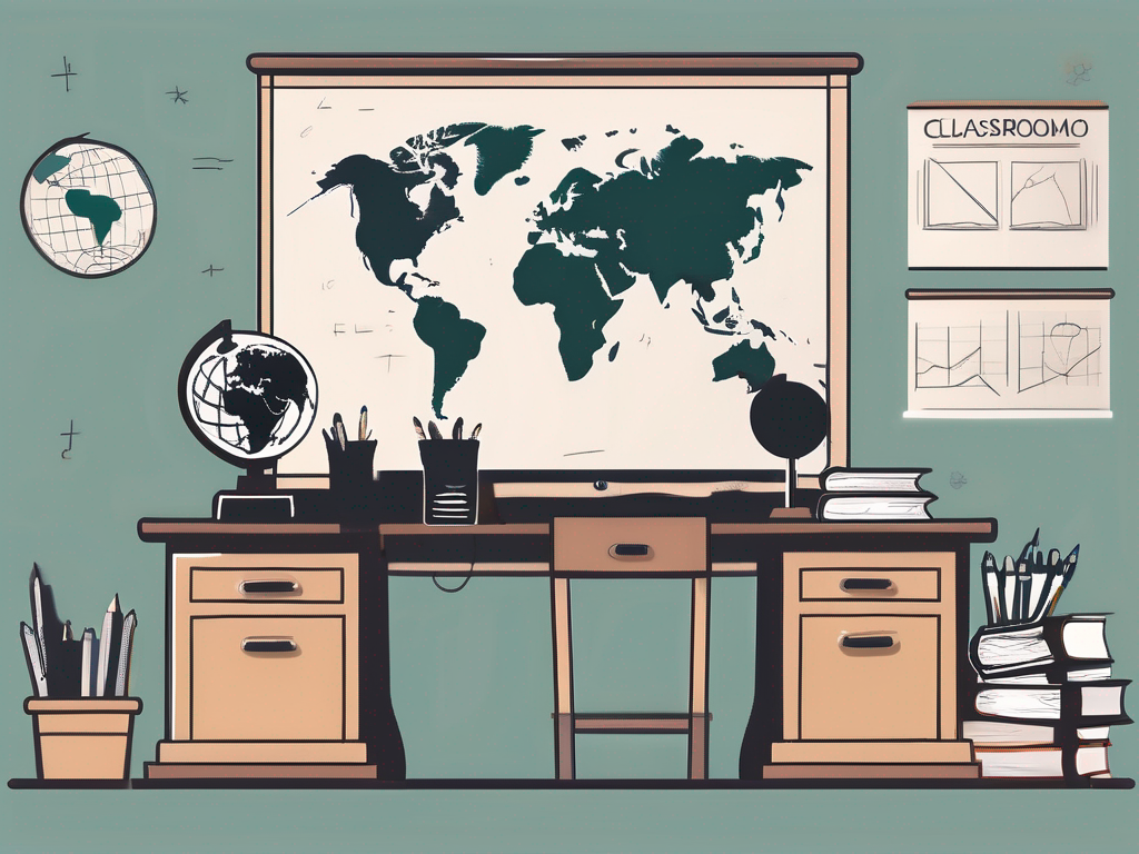 A classroom setting in malaysia