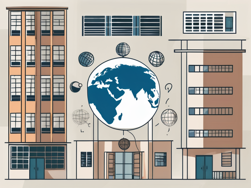 Five different school buildings