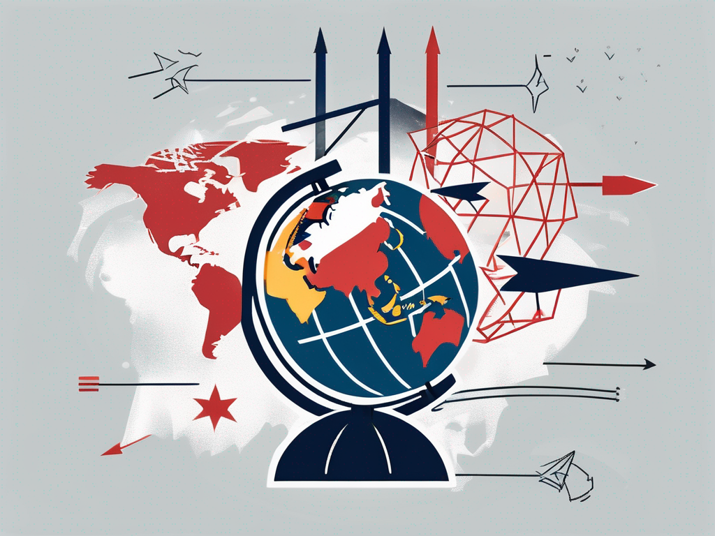 A globe with malaysia highlighted