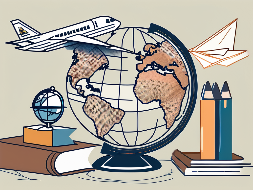 A globe focused on malaysia