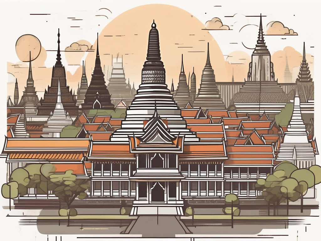 A cityscape of bangkok