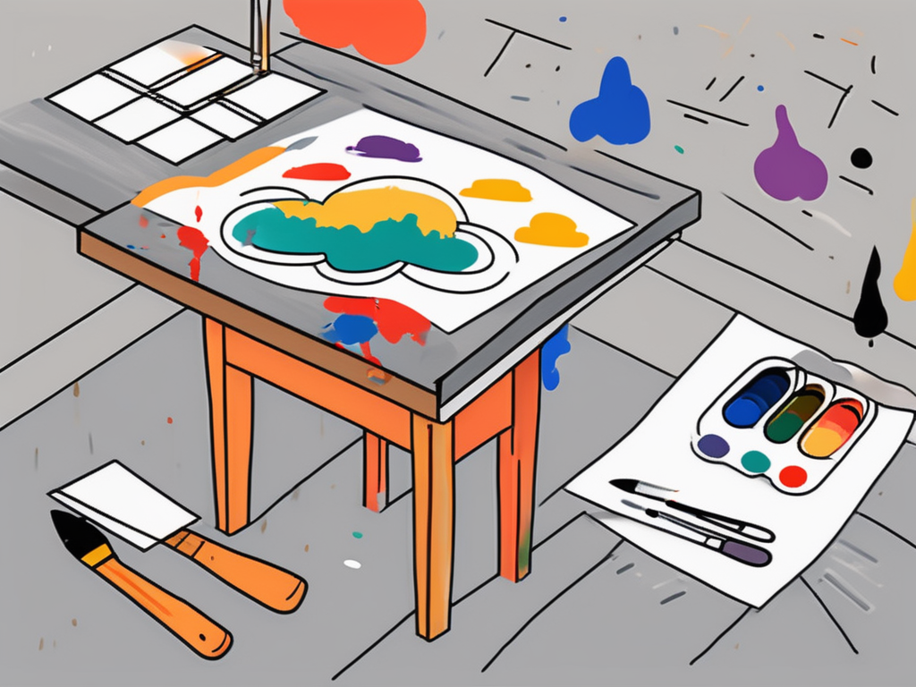 A classroom desk covered with multiple choice test sheets