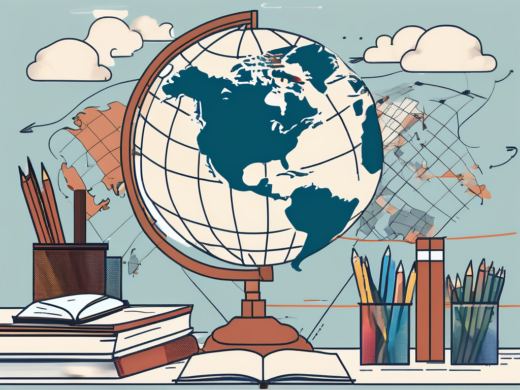 A classroom with diverse educational tools scattered