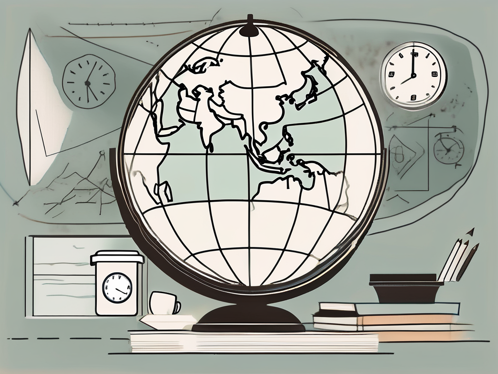 A classroom setting with diverse cultural symbols