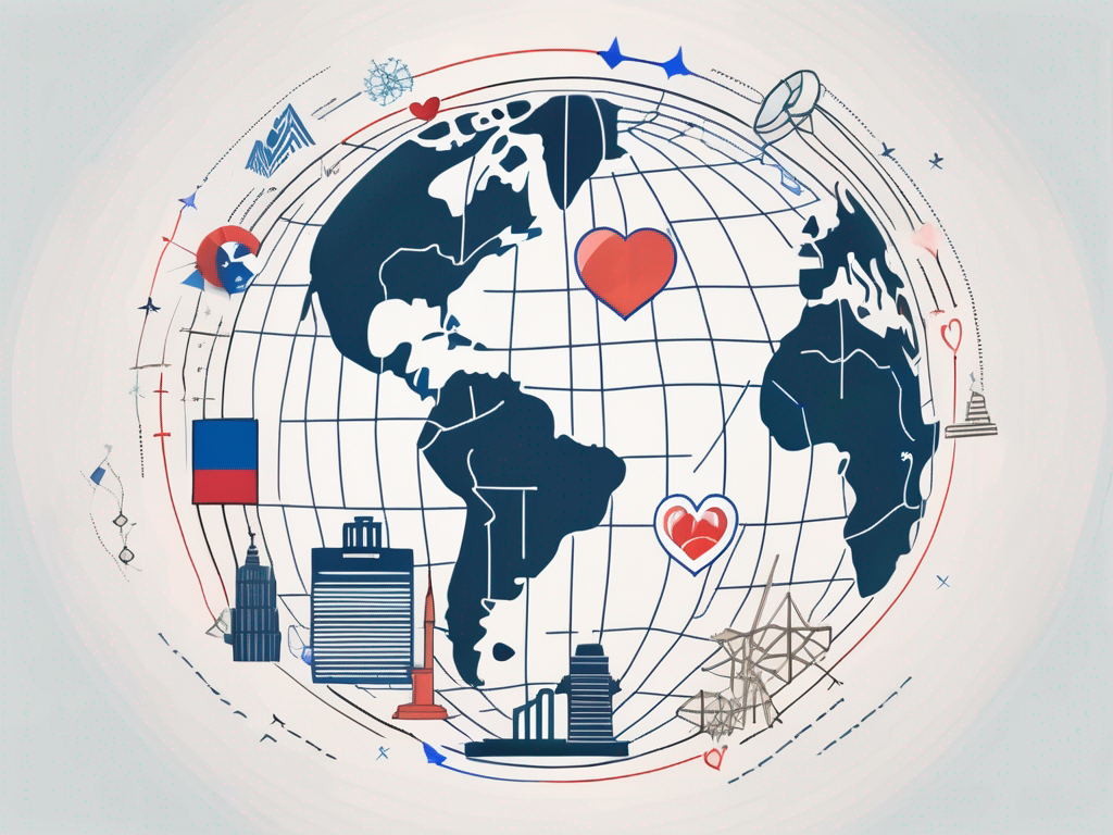 A globe with malaysia highlighted