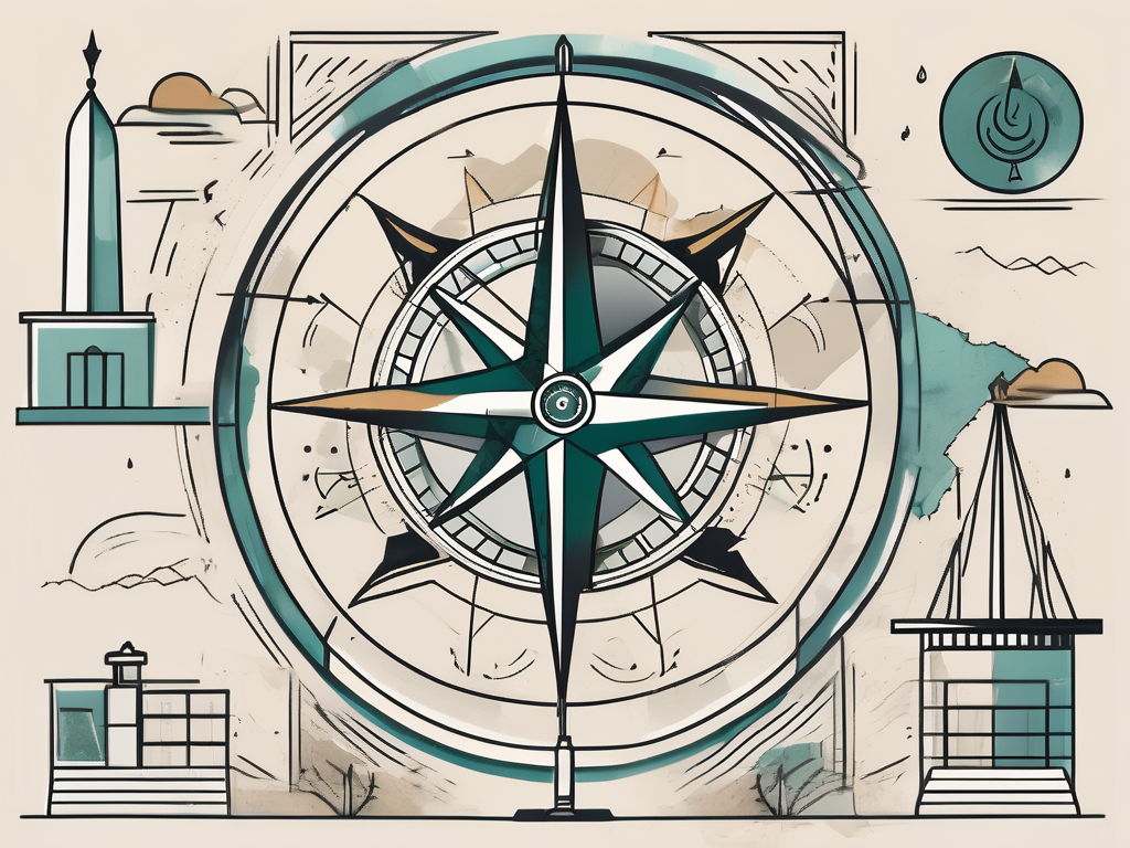 A saudi arabian public school with various international symbols