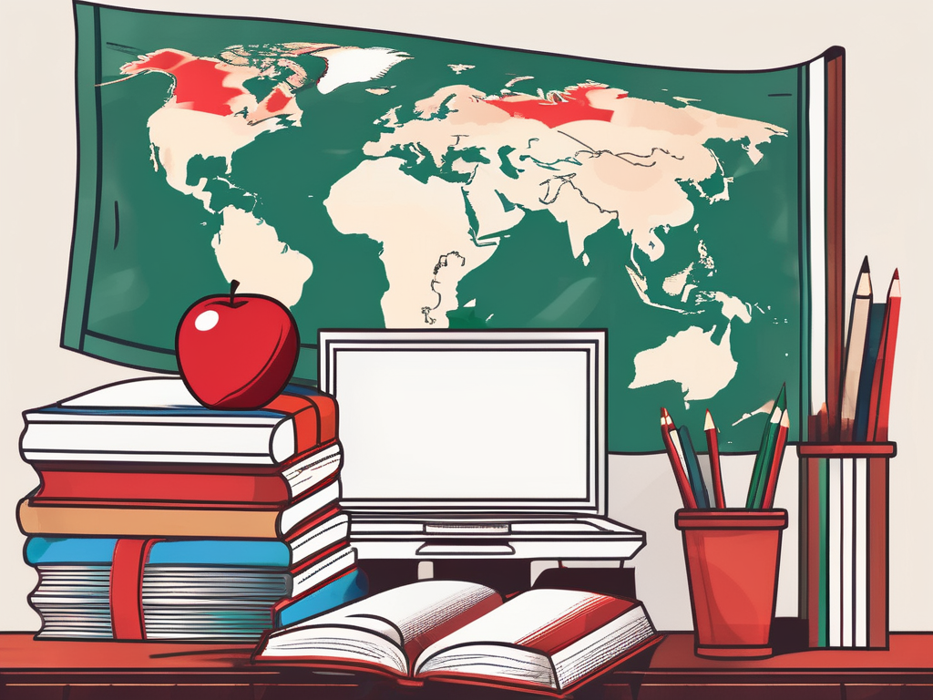 A diverse assortment of teaching aids