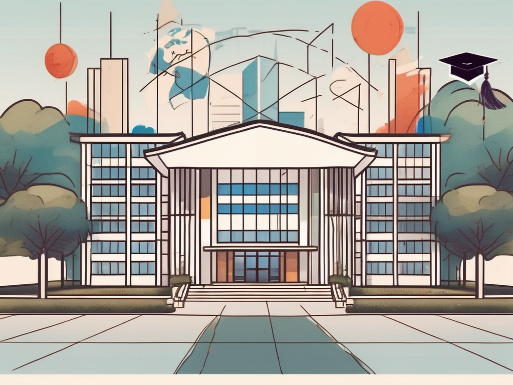 An international school building in chengdu